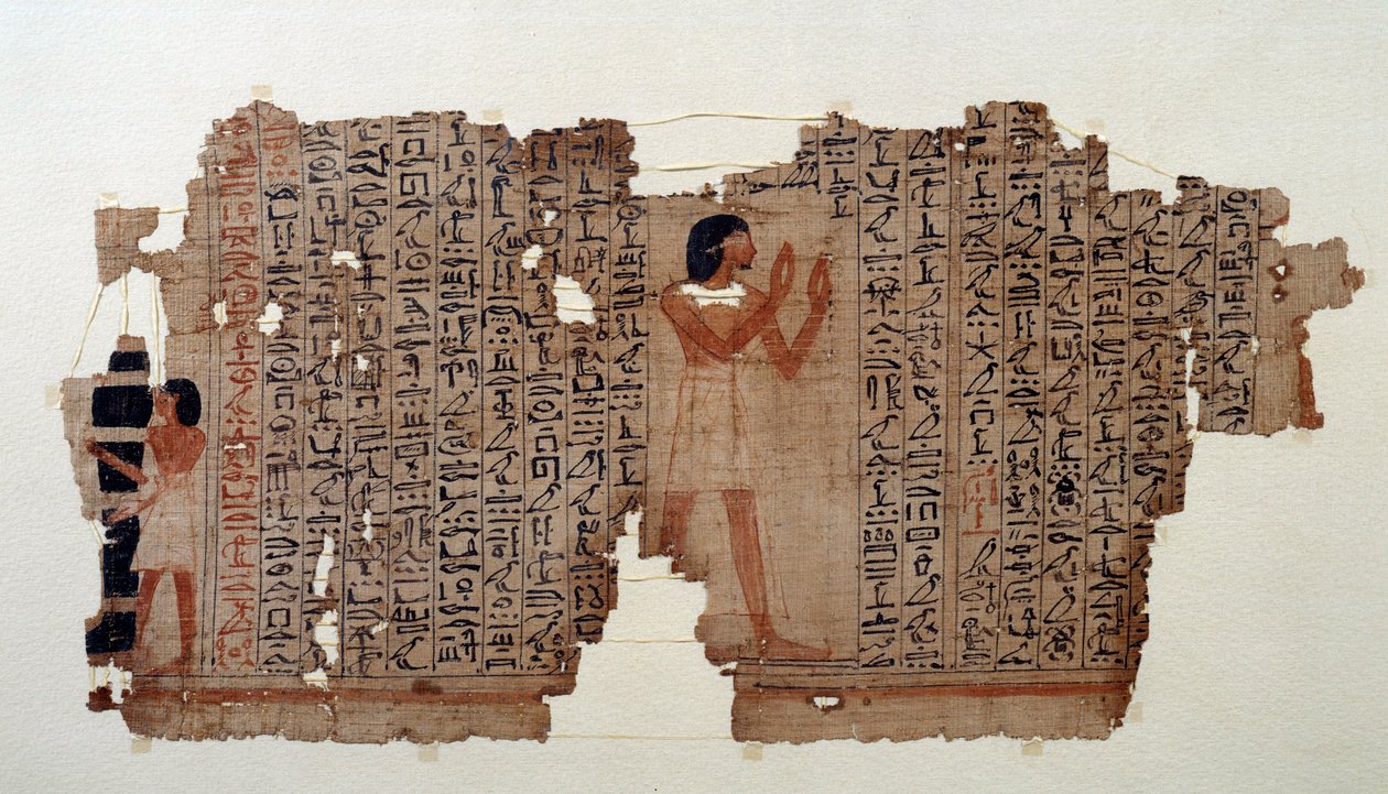 Mısır antikası: Ölüler kitabından alıntı by School Egyptian