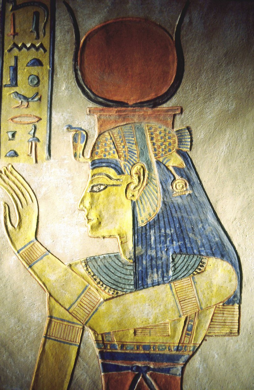 Luxor, Thebes: NIL#39;in sol yakası. Kraliçeler Vadisi. XX. Hanedan II. RAMSES#39;in oğlunun mezarı. by School Egyptian