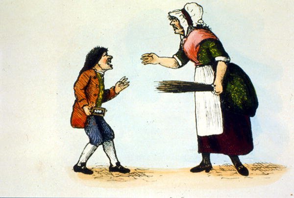 Bir çocuk bir Dame