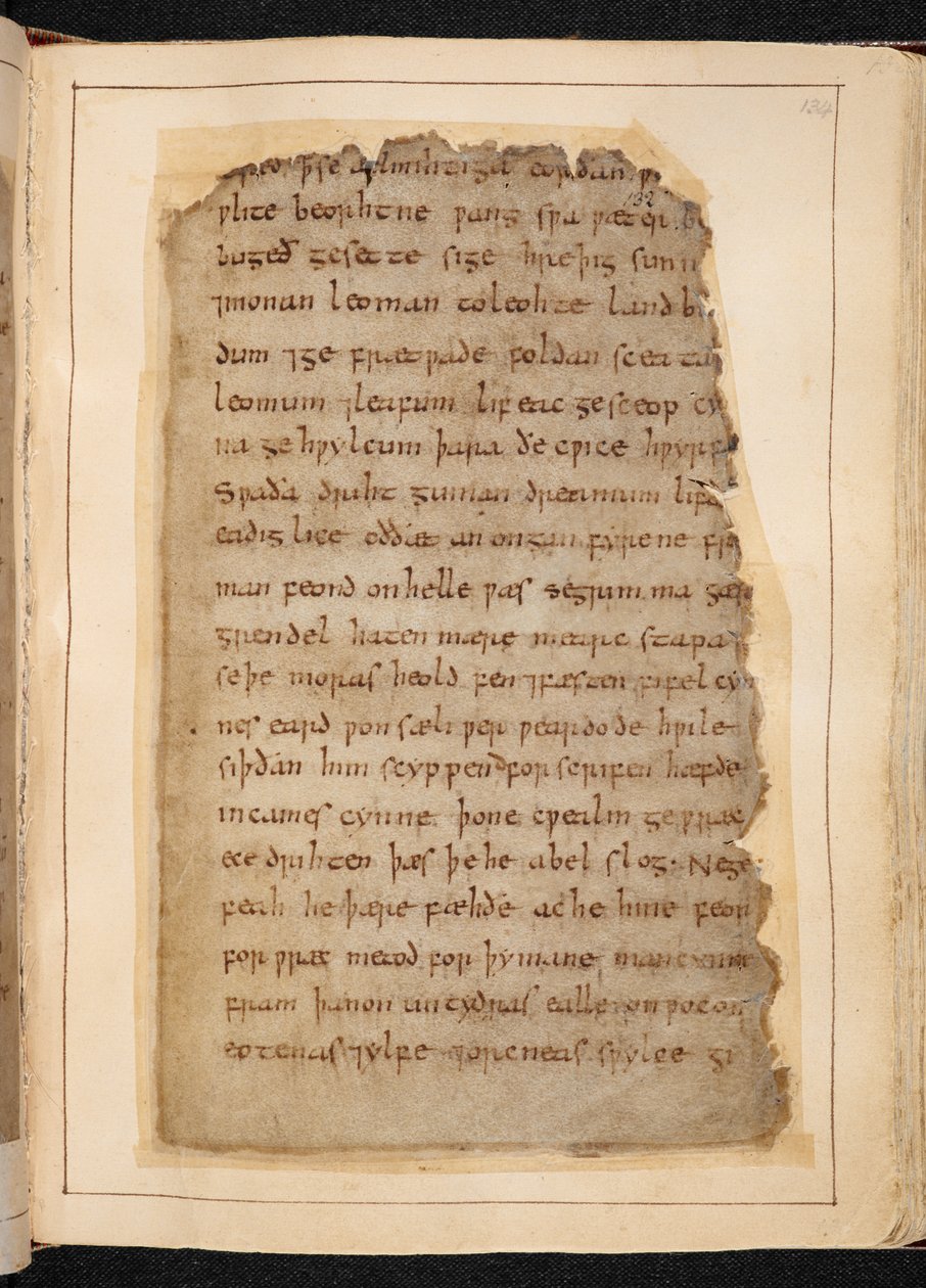 Beowulf#39;un bazen #39;Nowell Kodeksi#39; olarak adlandırılan foliolardan bir sayfası by School English