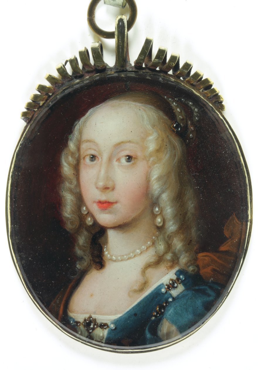 Leydi Frances Cavendish, Bolingbroke Kontesi (emaye) by School English