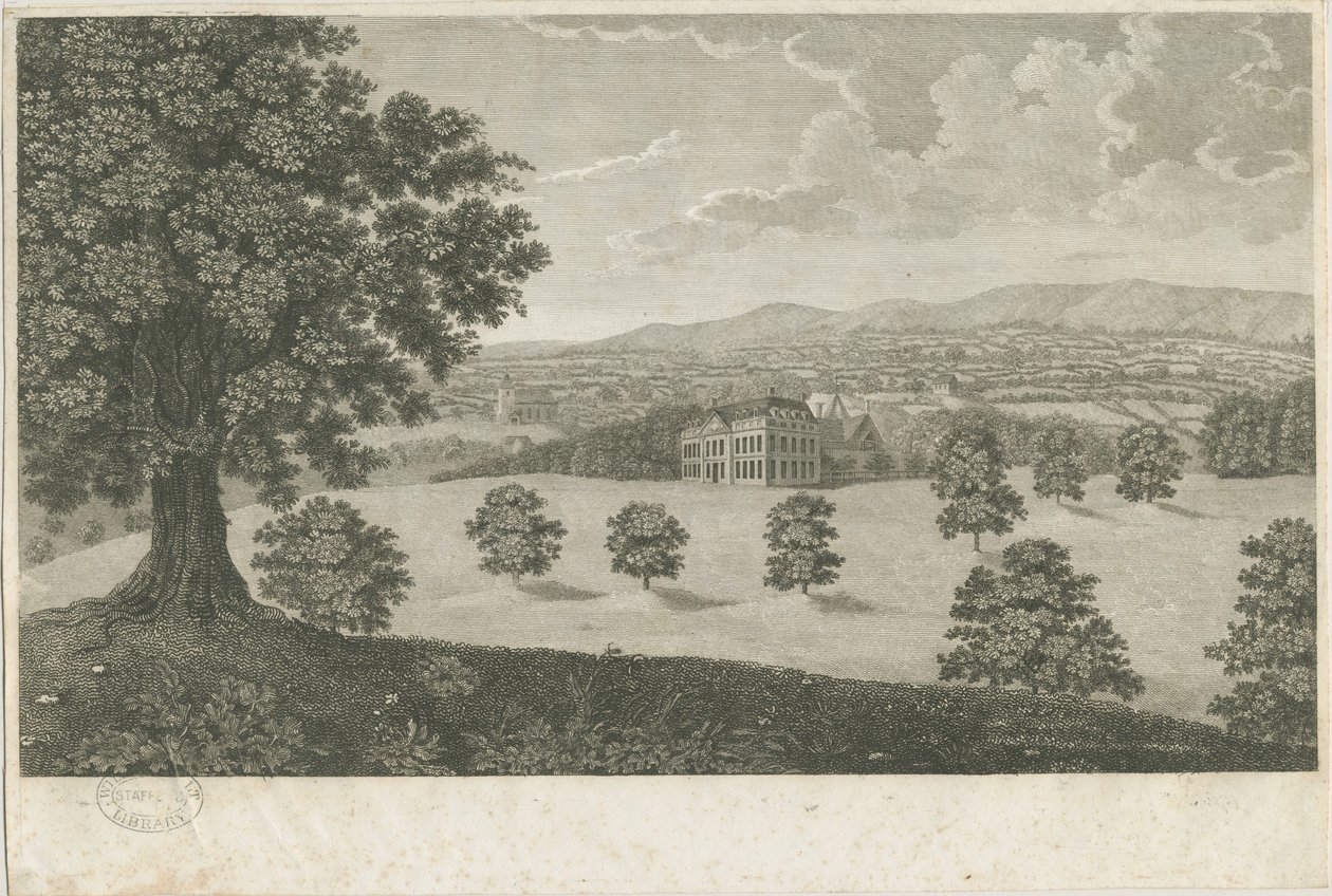 Loxley Park: gravür, nd [1762-1802] (baskı) by School English
