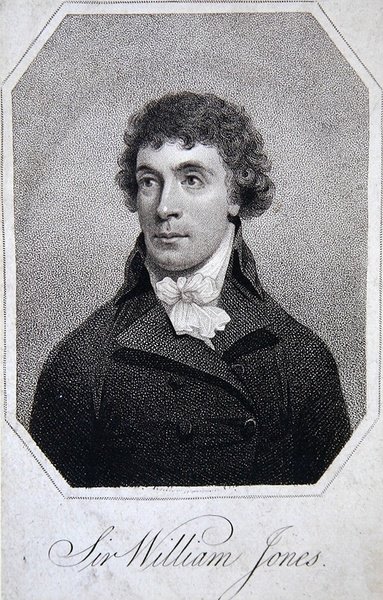 Sir William Jones (gravür) by School English