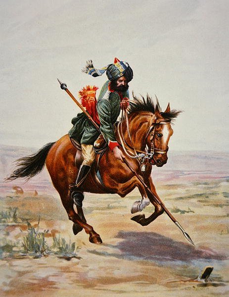Çadır Pegging, Hint Süvari by School English