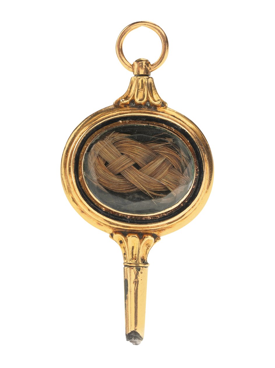 Memento mori kazınmış saat anahtarı, Martha Wayles Jefferson