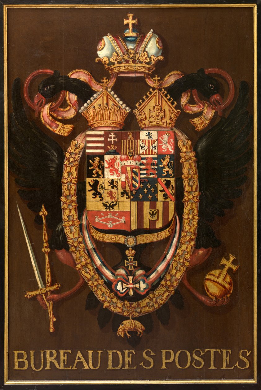 Direk İşareti (panel üzerine yağ) by School Flemish