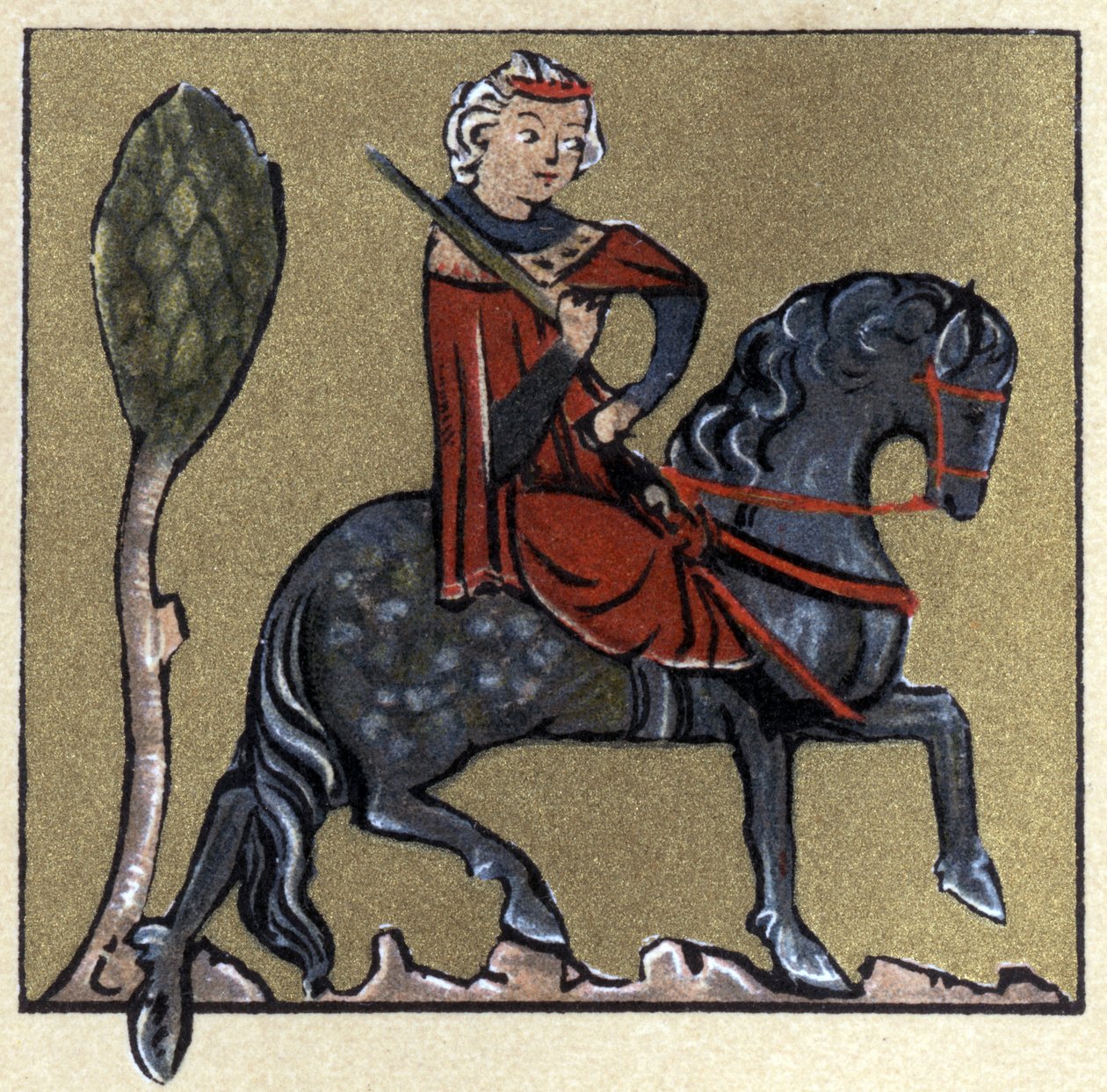 Bir Orta Çağ Troubadour
