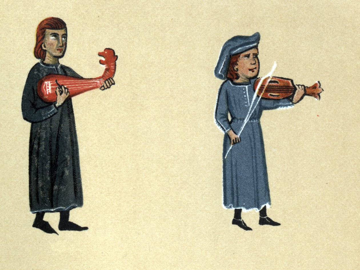 Bir Orta Çağ Troubadour