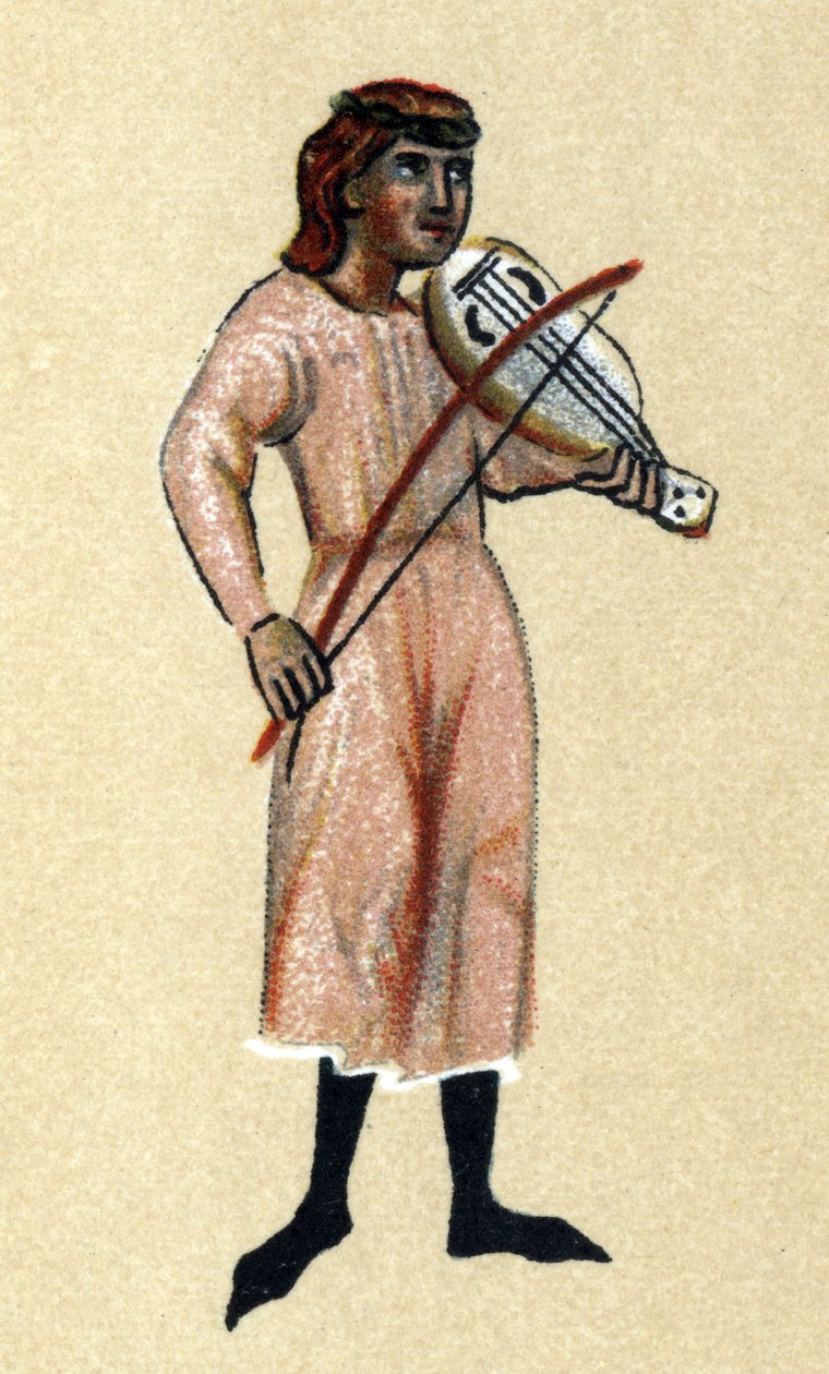 Bir Orta Çağ Troubadour