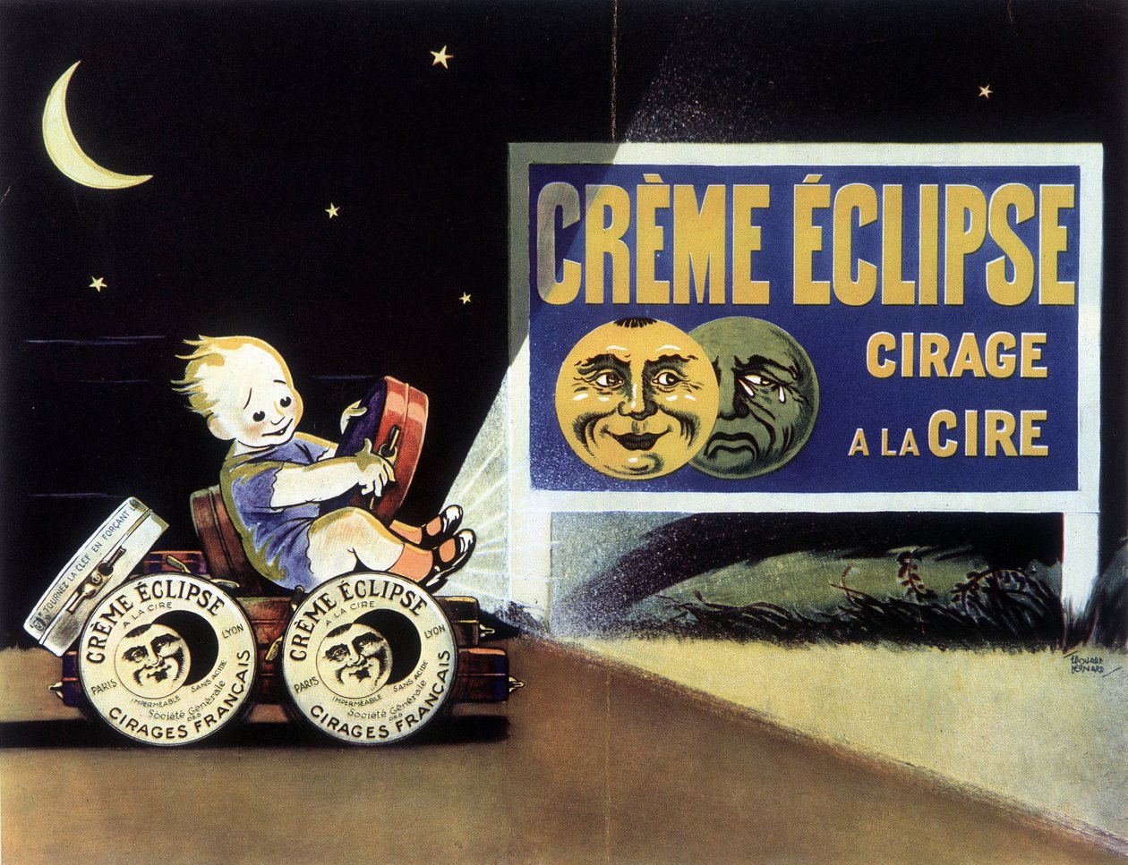 Balmumu parlatma reklamı “” Eclipse Creme”” by School French
