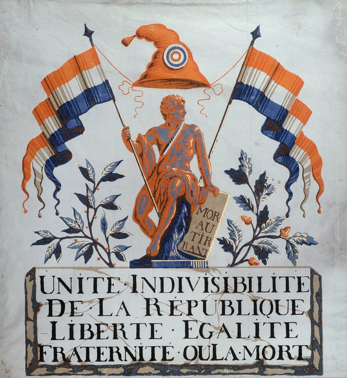 Tirana ölüm - Cumhuriyet Alegorisi by School French