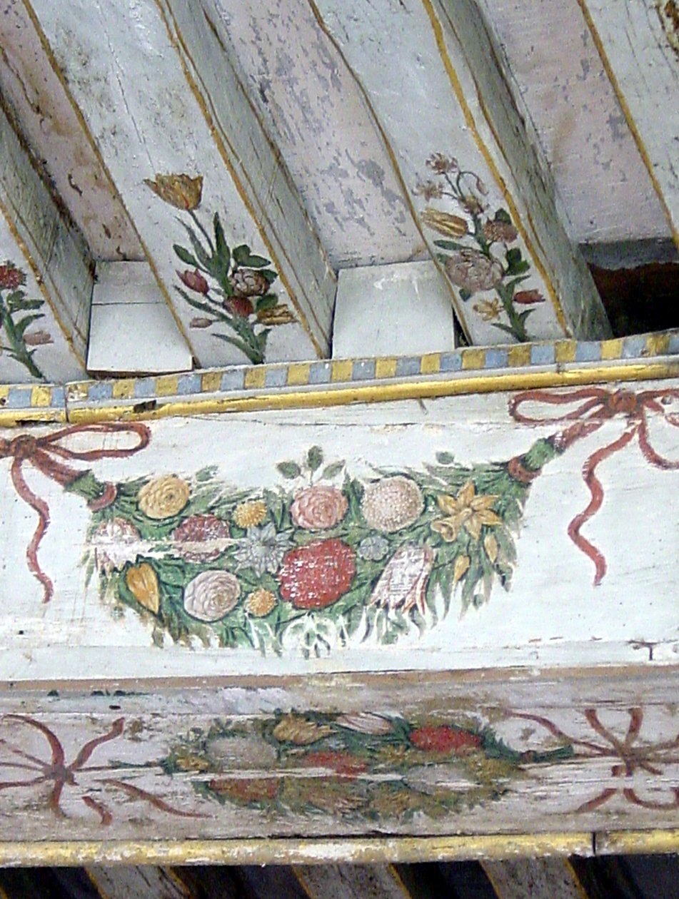Boyalı Kirişlerin Detayı (boyalı ahşap) by School French
