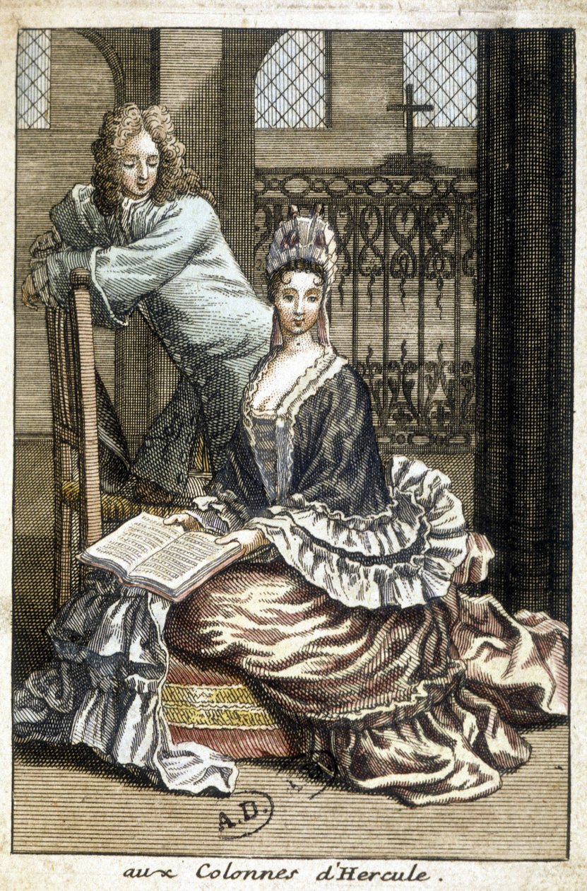 Herkül sütunlarında, bir kilisede çift by School French