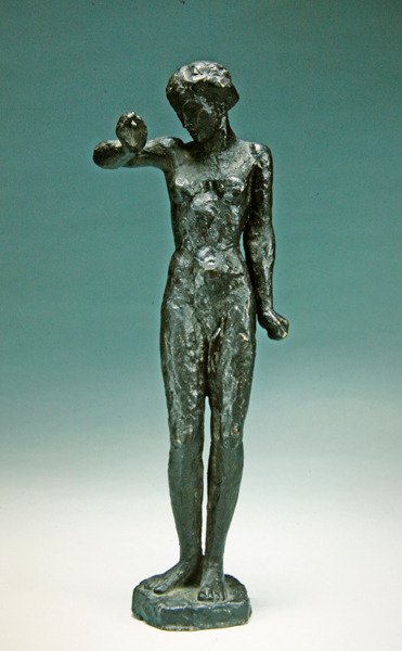 Ayakta duran figür (bronz) by School French