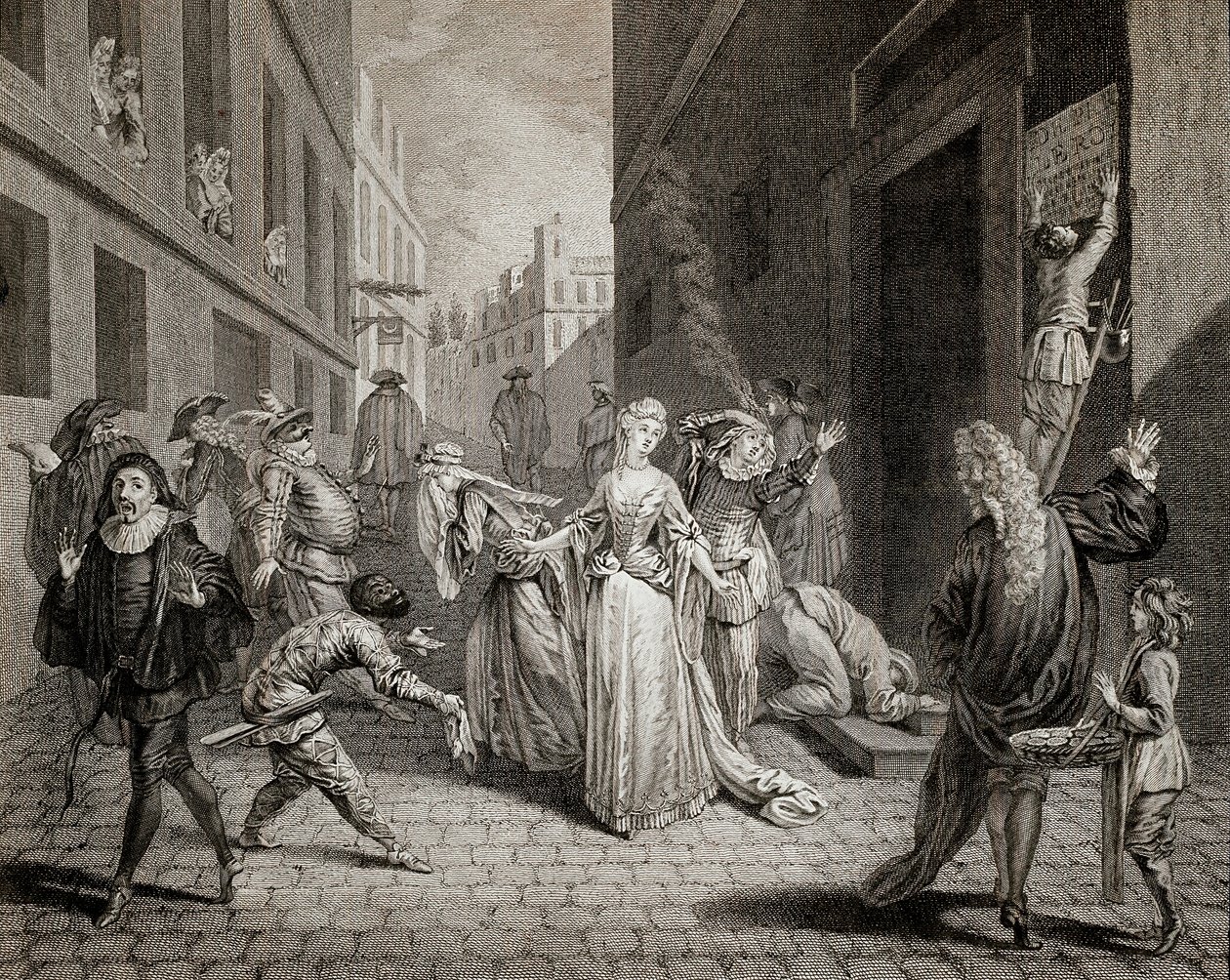 Terör (1793-1794): İtalyan komedyenler (Commedia dell