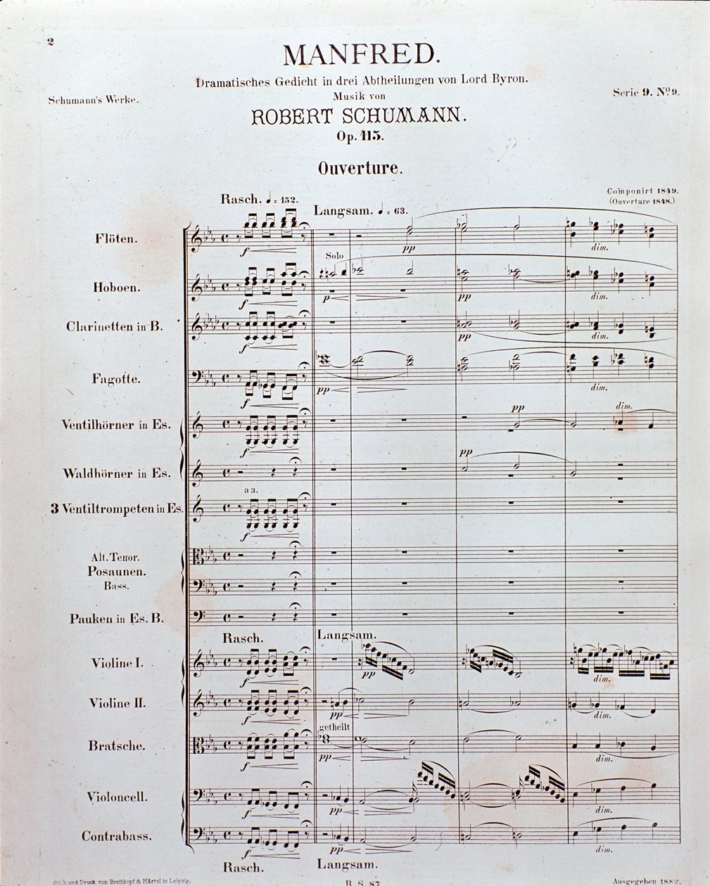 Alman besteci Robert Schumann