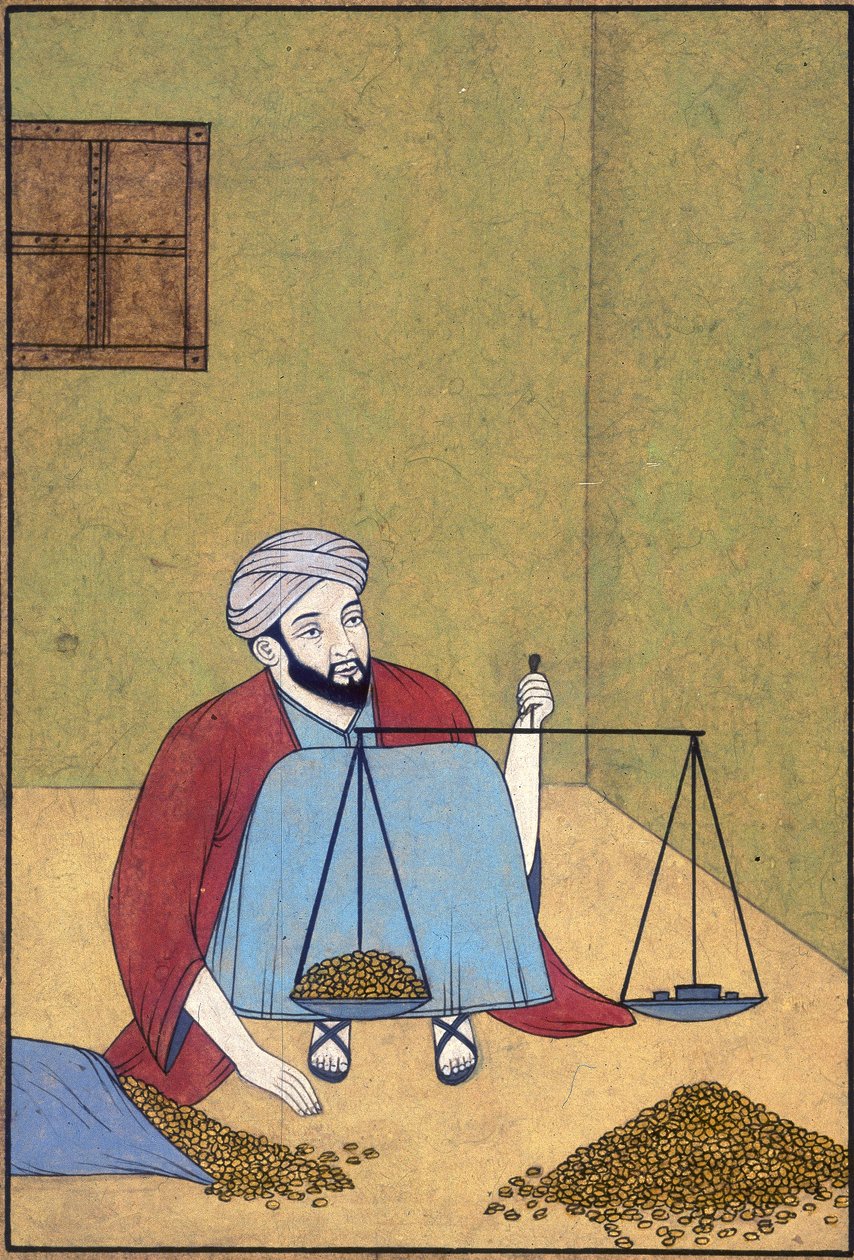 Add Veya 3183 A shroff tartı madeni paralar, c.1910 (kağıt üzerine sulu boya) by School Indian