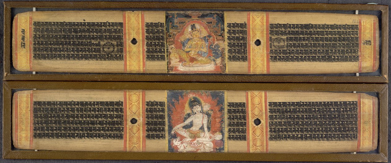Veya. 6902, ff.163v-164 Avalokitesvara ve Maitreya, 