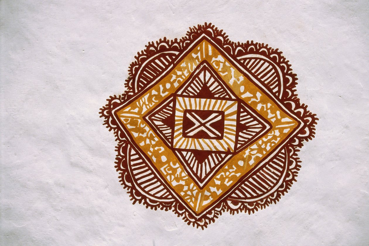 Jawaly Kala Keuarra, Jaipur, Rajasthan#39;da Mandna Boyama Yerleri by School Indian