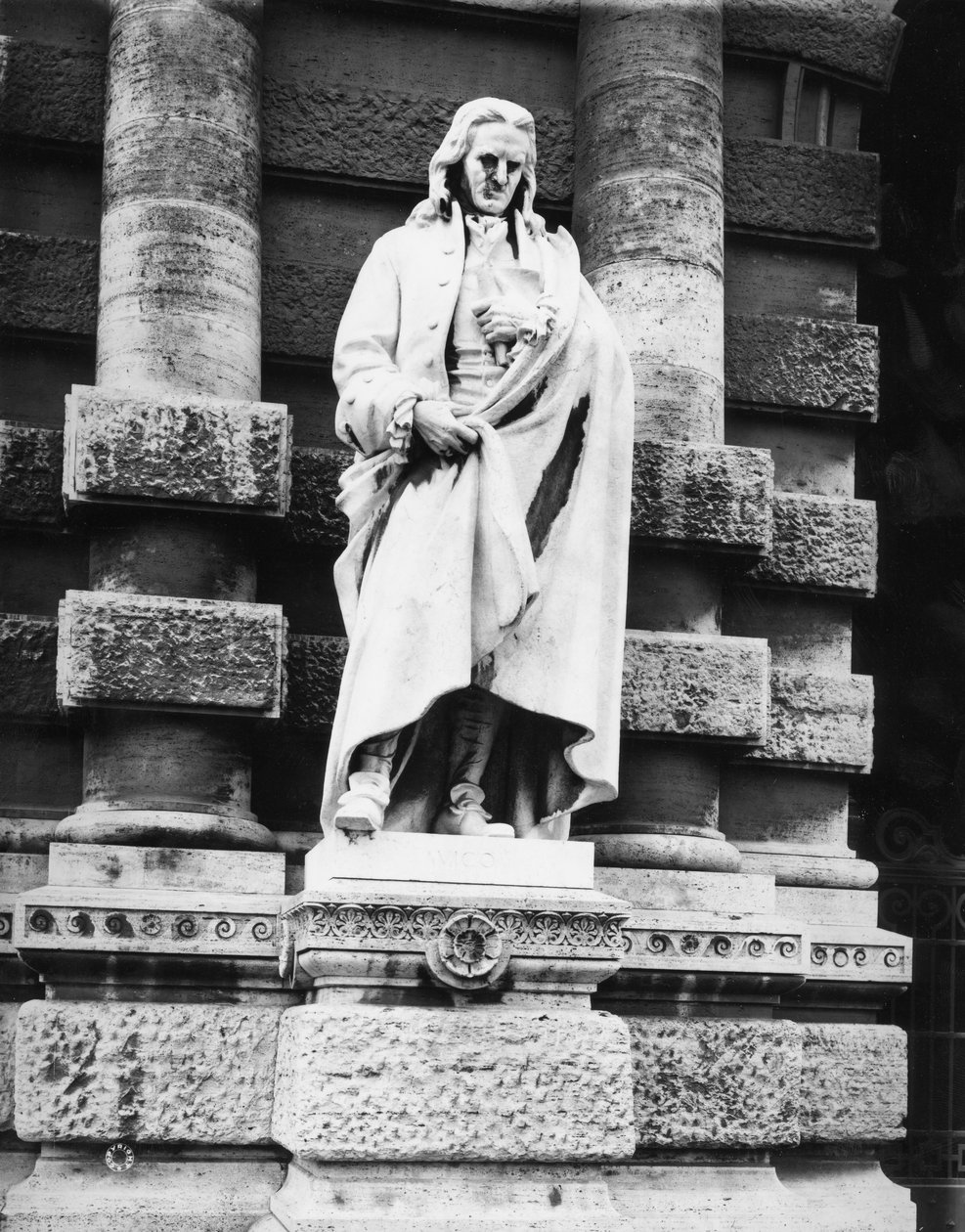 Giambattista Vico Heykeli (1668-1744) (mermer) (s/b fotoğraf) by School Italian