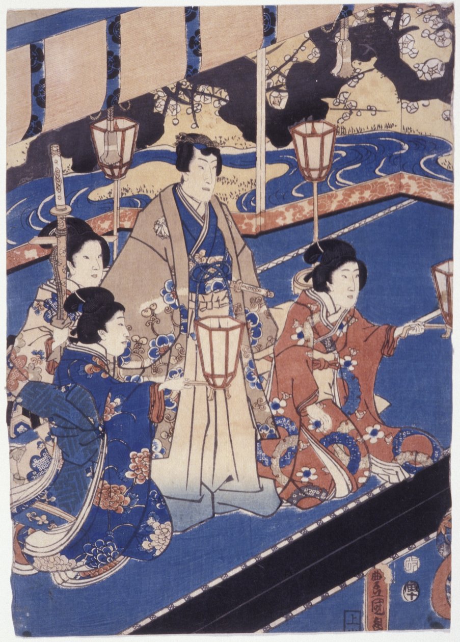 İsimsiz (renkli gravür) by School Japanese