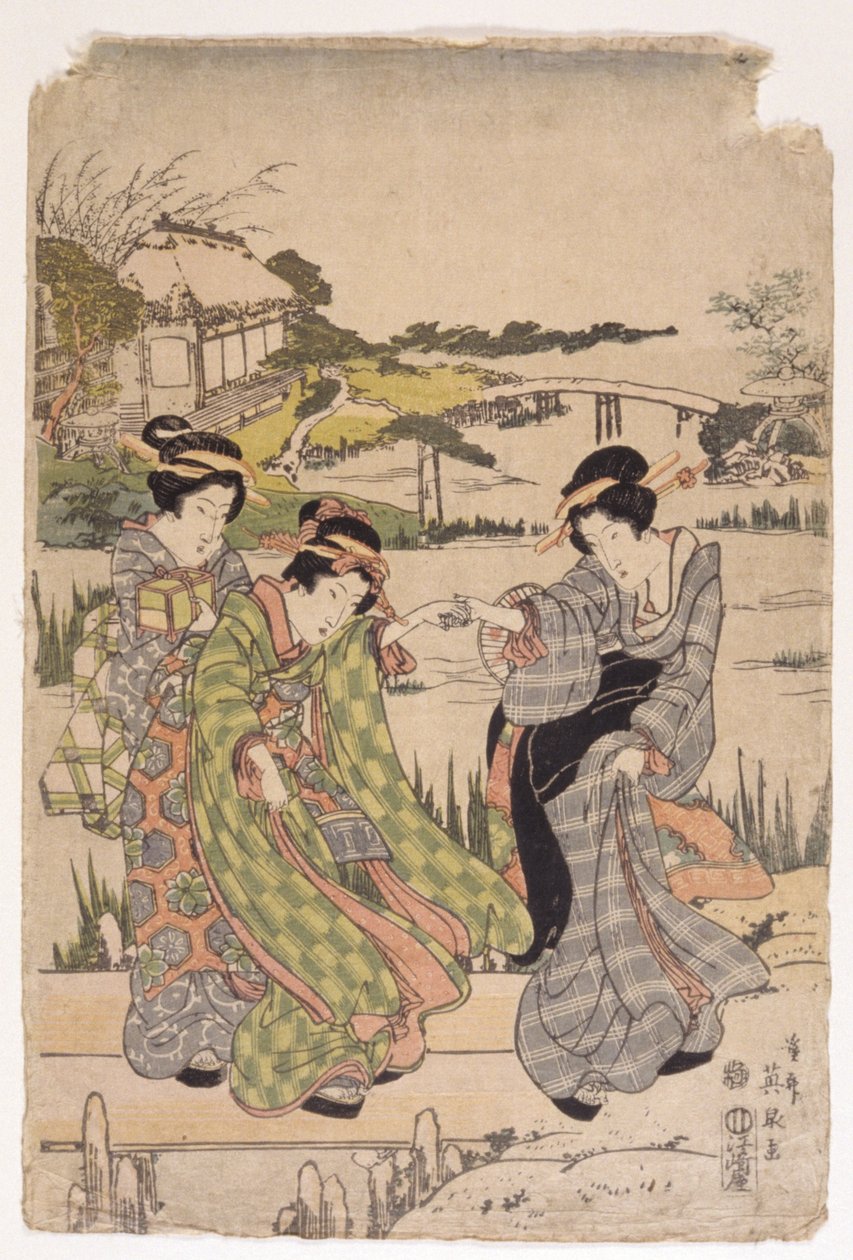 İsimsiz (renkli gravür) by School Japanese