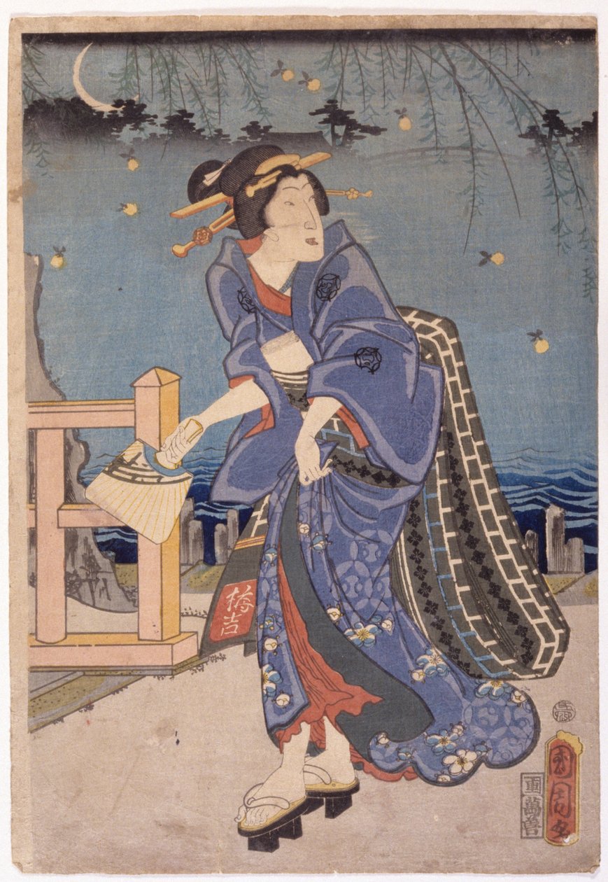 İsimsiz (renkli gravür) by School Japanese