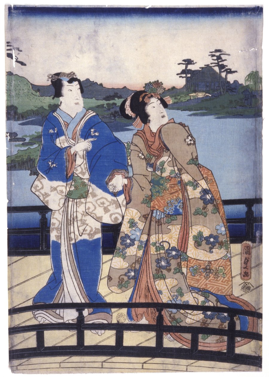 İsimsiz (renkli gravür) by School Japanese
