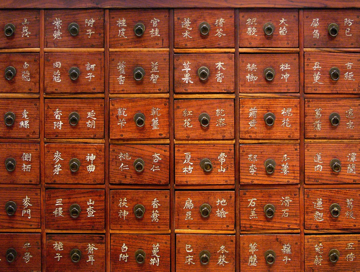 Ahşap bir tıbbi mobilya detayı, Joseon dönemi, Coree, Kim Chong-hak Koleksiyonu. Fotoğraf, Seul Ulusal Müzesi, Kore Cumhuriyeti, 2006. by School Korean