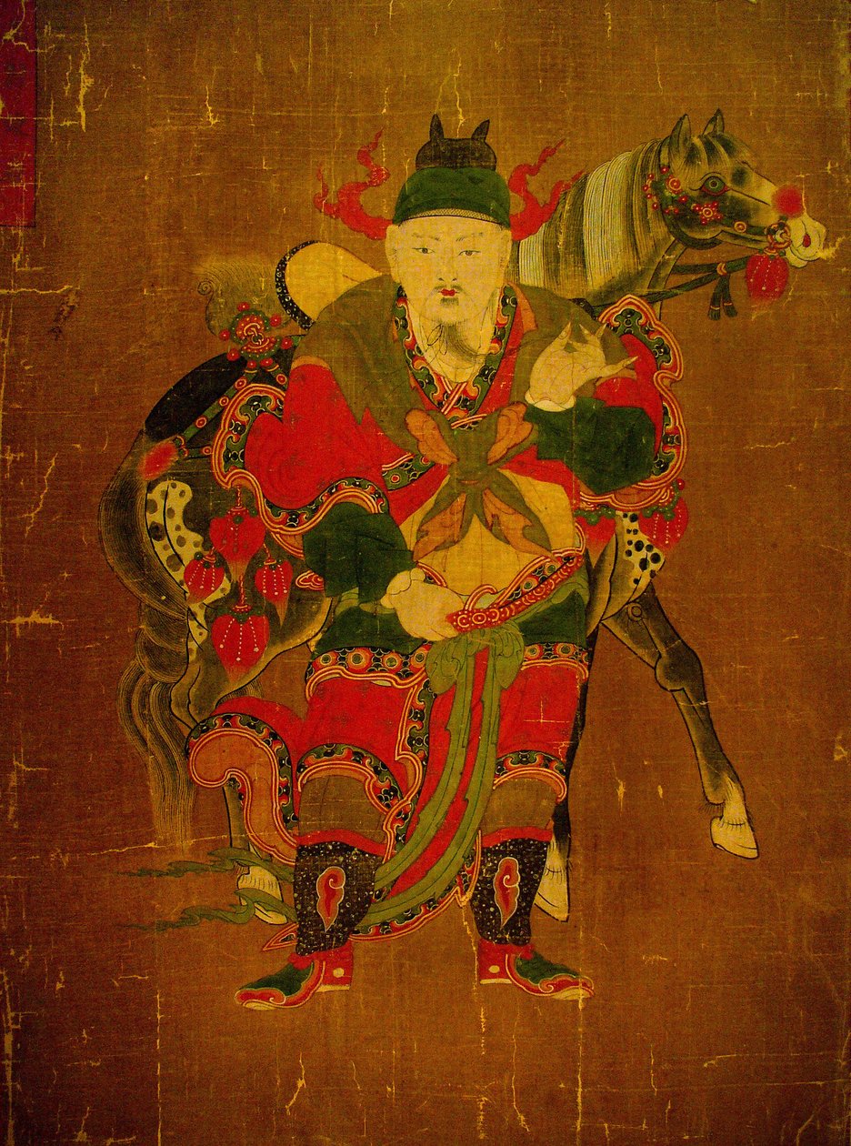 Cehennemin Atlı Elçisi, Kenevir Rulosu Üzerine Boyama, Joseon Dönemi (Choseon, Choson) (1392-1910), Kree. Seul Ulusal Müzesi, Kore Cumhuriyeti by School Korean