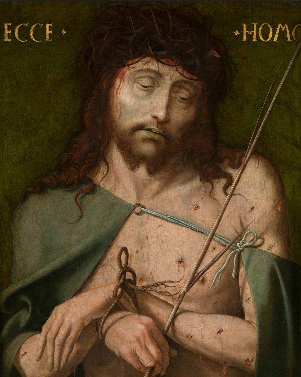 Ecce Homo, 16. yüzyılın ilk yarısı (panel üzerine yağlıboya) by School Netherlandish
