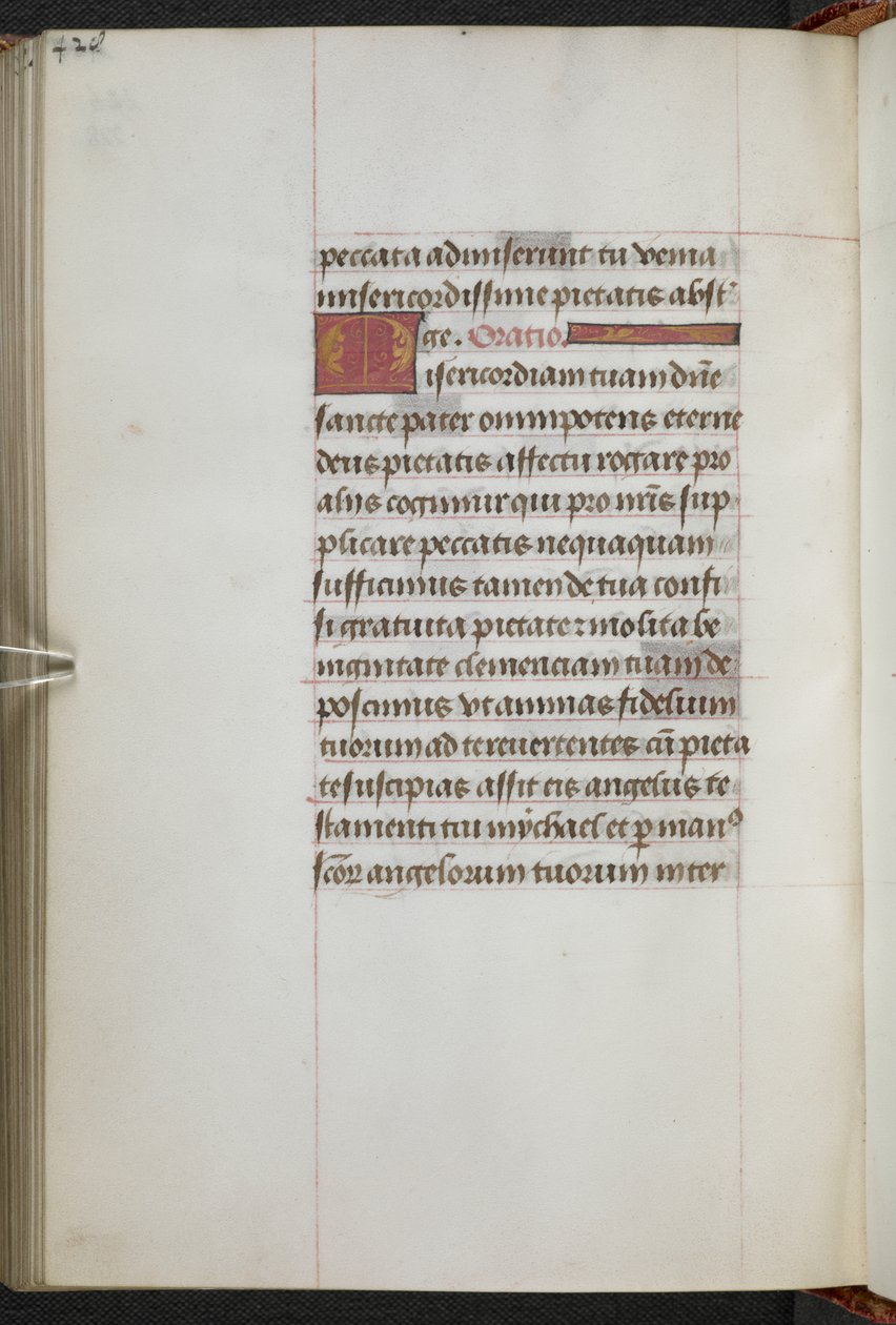 Kings 9, f.228v, Saatler Kitabı, Sarum Kullanımı (