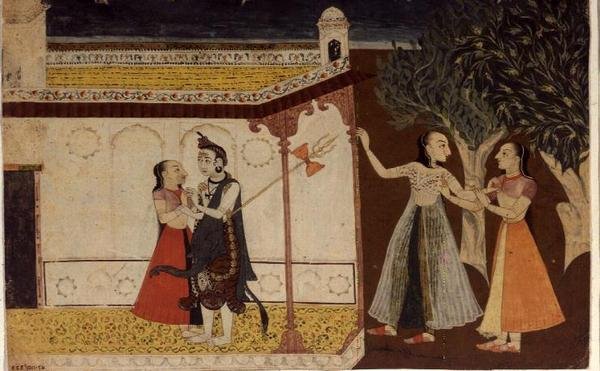 47.110/323 Shiva with the Wives of Sages, 