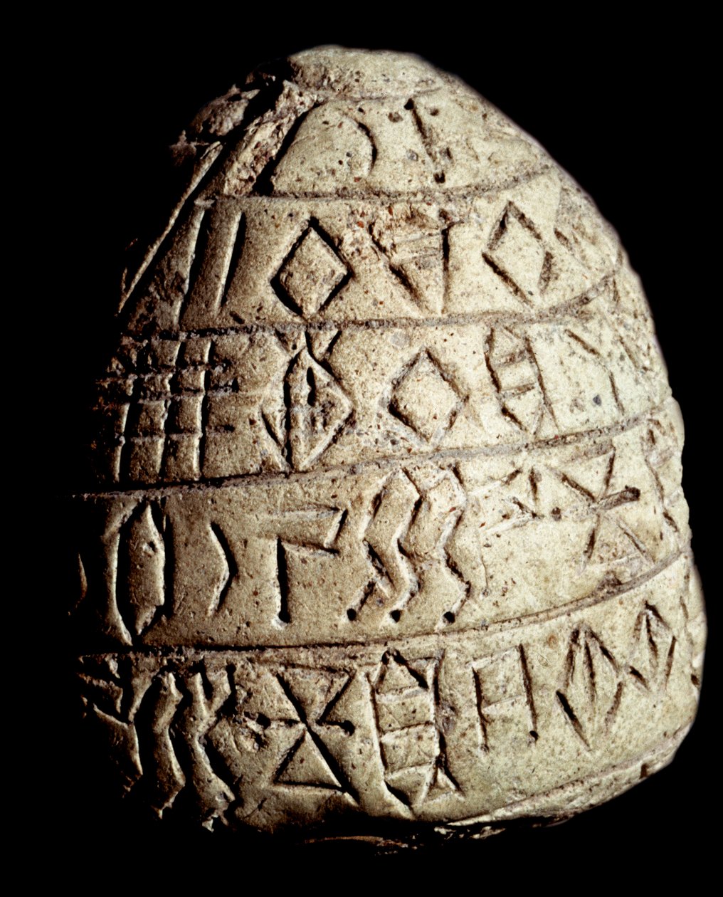 Kil parçalı koni; Doğrusal elamit yazıt; MÖ 3. binyıl by School Persian