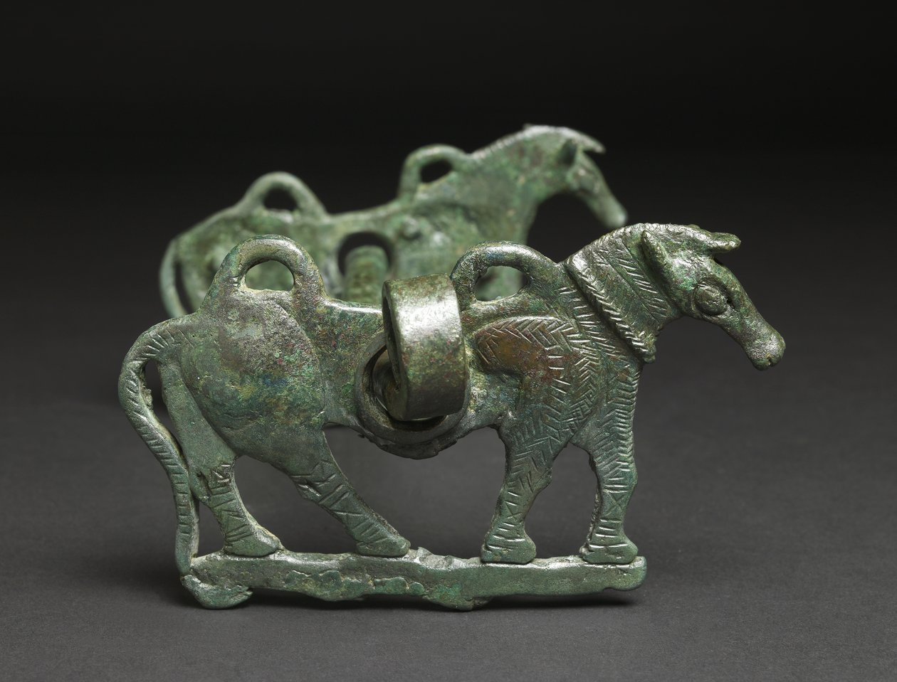 Horse Bit, muhtemelen MÖ 9.-7. yy, İran (bronz) (ayrıca bkz. 113753) by School Persian