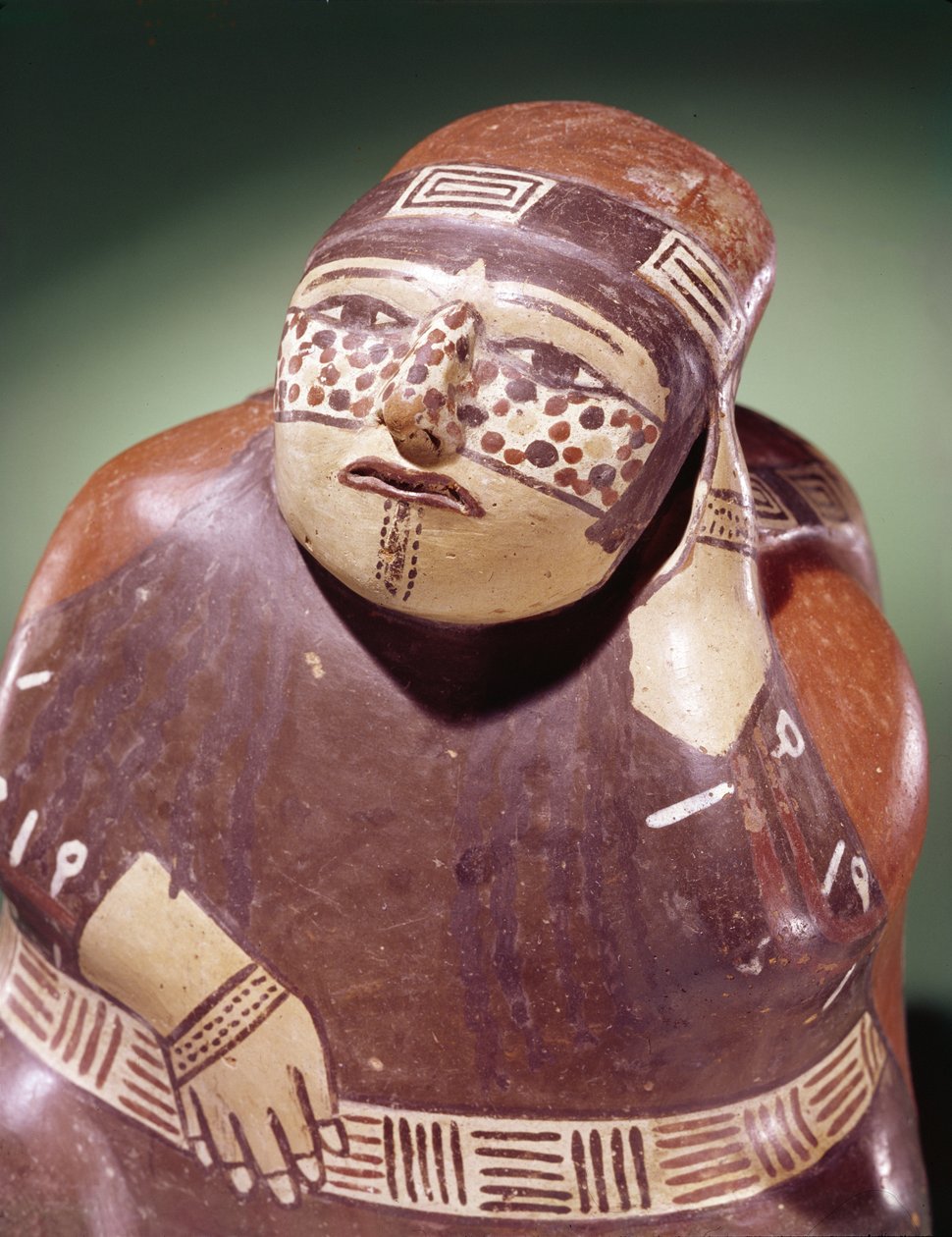 Çömlekçilik kakao toplayıcı, Nazca Kültürü (toprak kap) (231883 detayı) by School Peruvian
