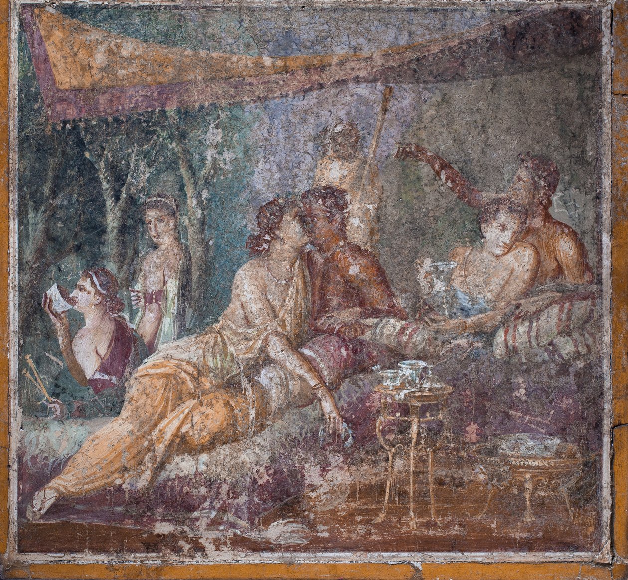 Ziyafet sahnesi, Pompeii by School Roman