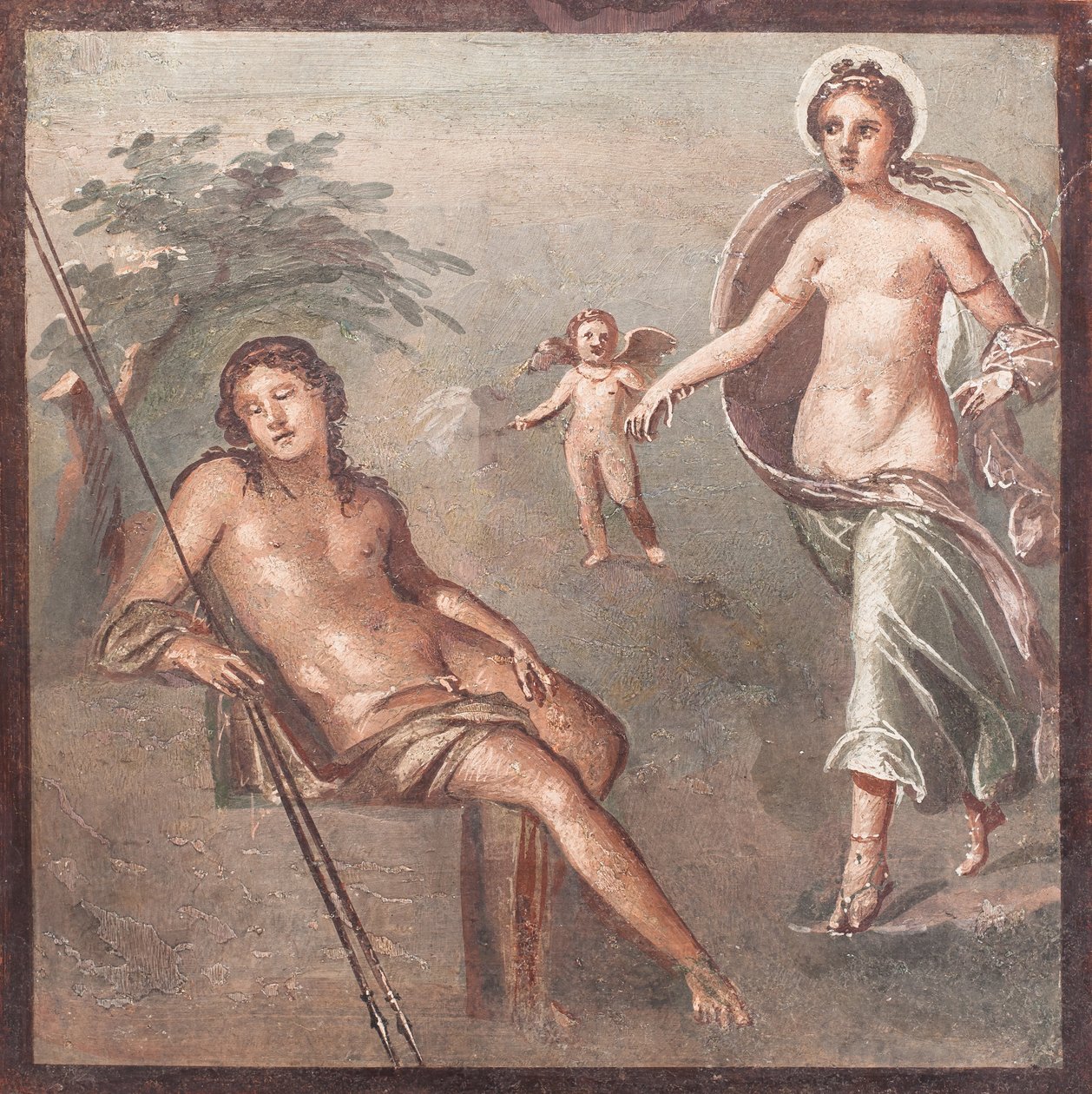 Endymion ve Selene, Herculaneum by School Roman
