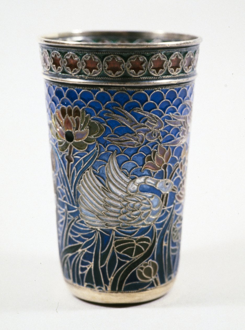 Kupa, c.1890 (emaye) by School Russian