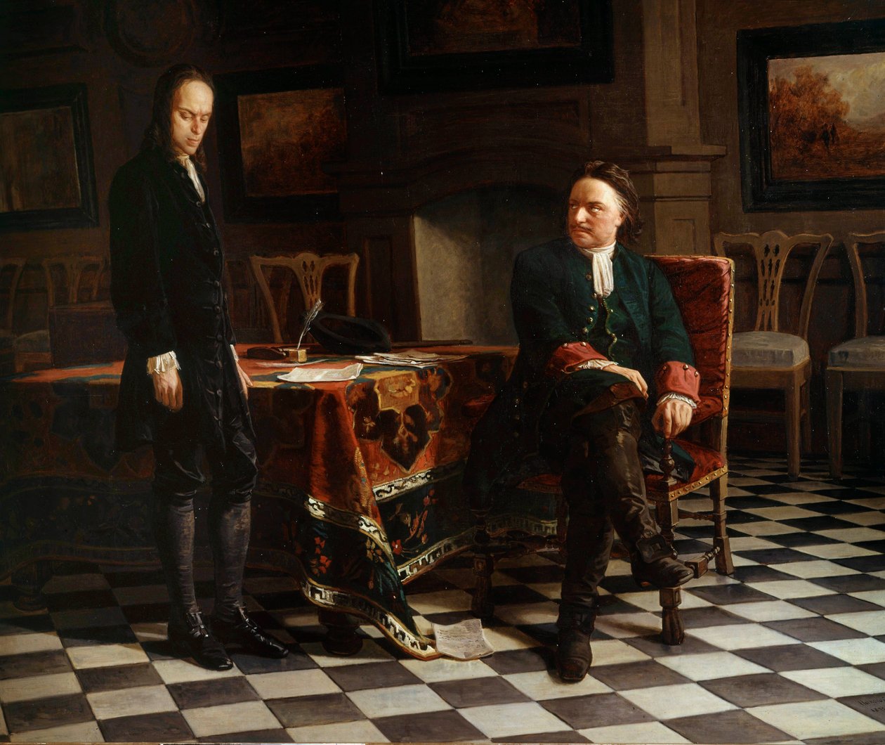 I. Petro (1672-1725), Rus Çarı ve oğlu Alexis