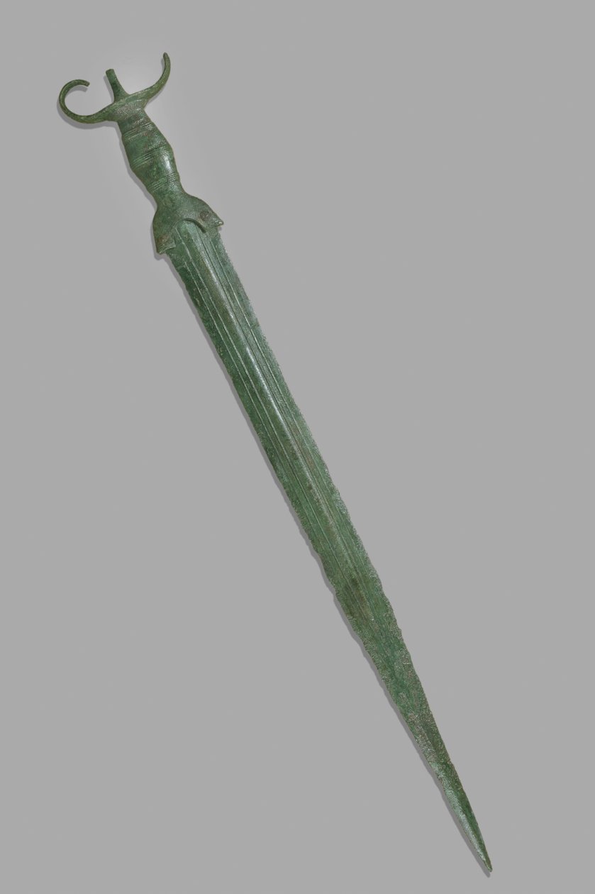 Kılıç, Palermo yakınlarında, Sicilya, MÖ 8. yy (bronz) by School Sicilian