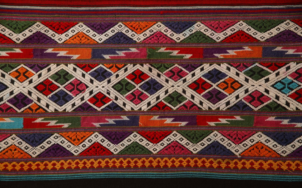 Tai Lu kumaşının detayı (tekstil) by School Thai