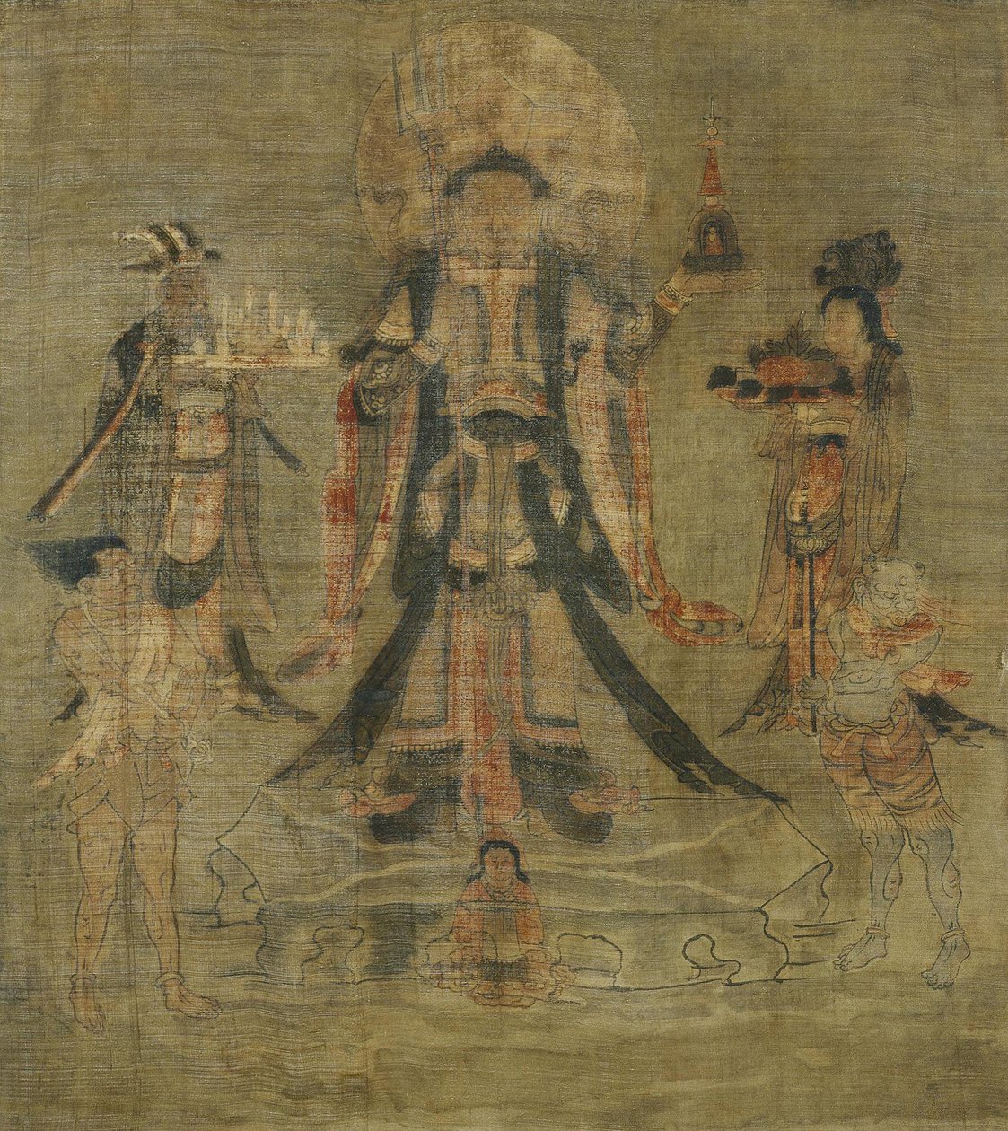 Tibet kültürü: Vaisravana Bishamonten, Kuzey