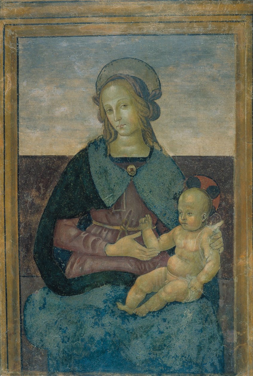 Virgin and Child by School of Perugino