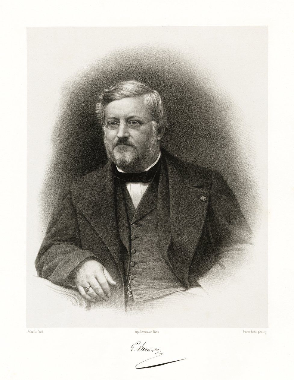 Charles Alphonse Leon Renier, 1865-66 by Schultz