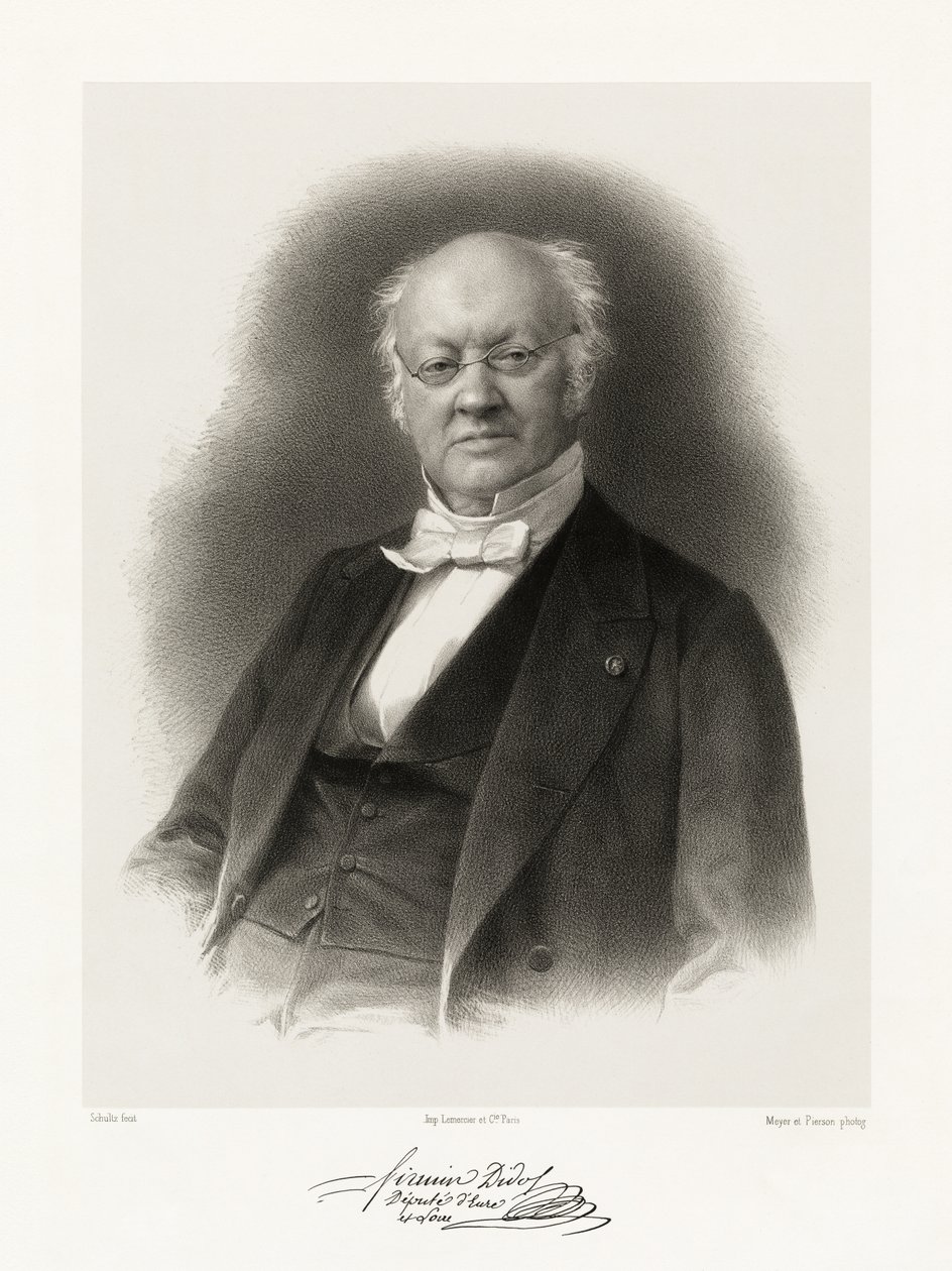 Firmin Didot, 1865-66 by Schultz