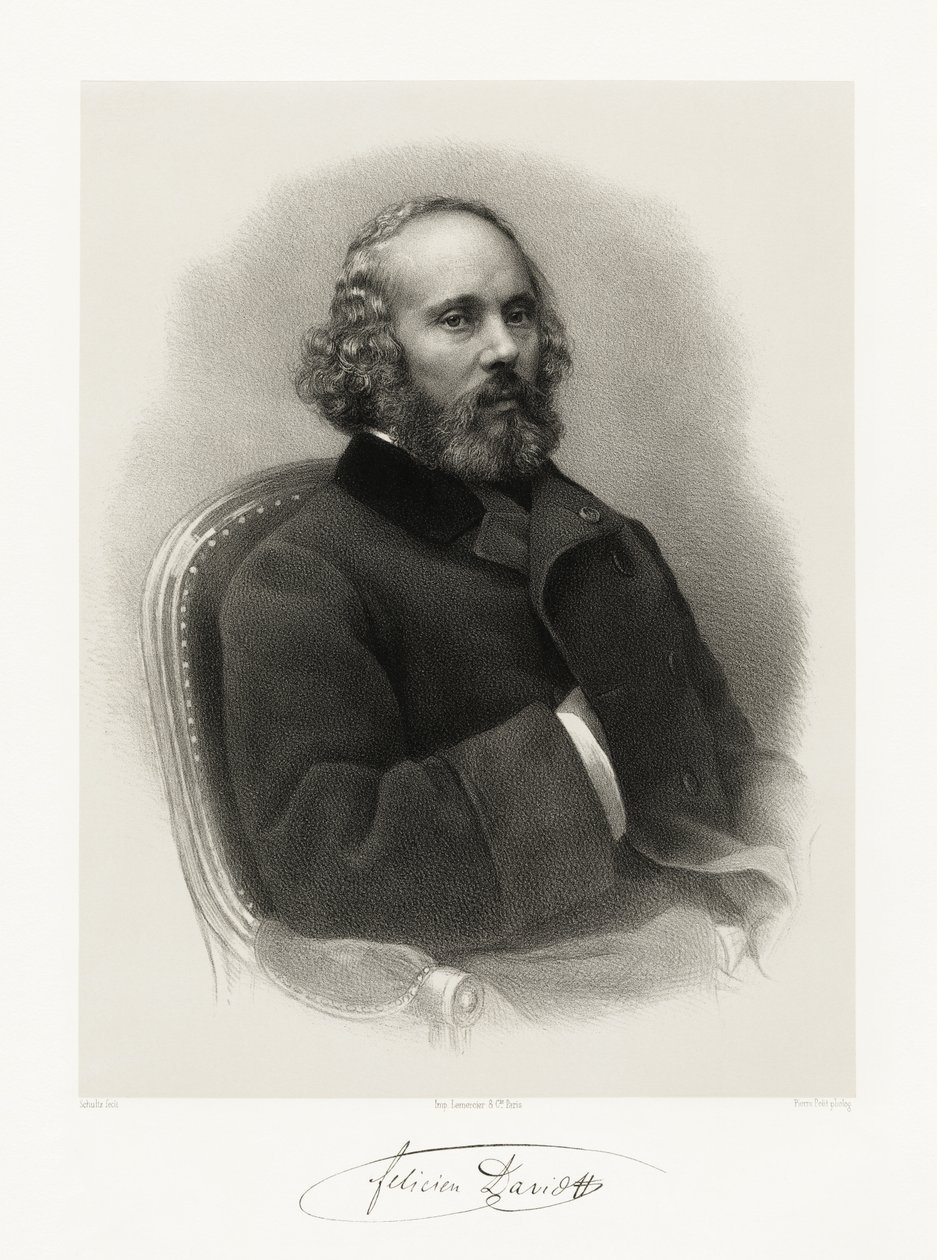Felicien David, 1865-66 by Schultz