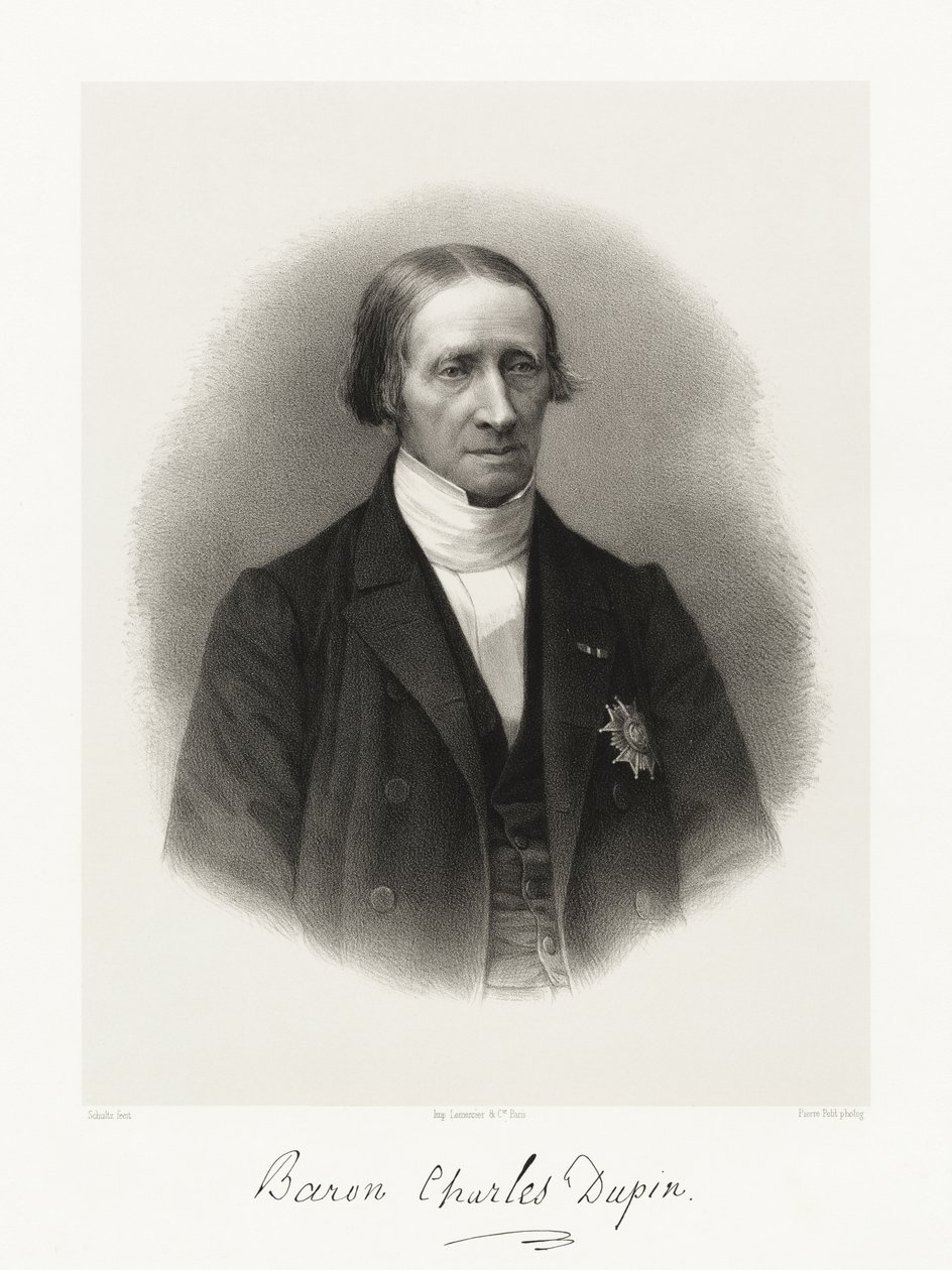 François Pierre Charles Baron Dupin, 1865-66 by Schultz