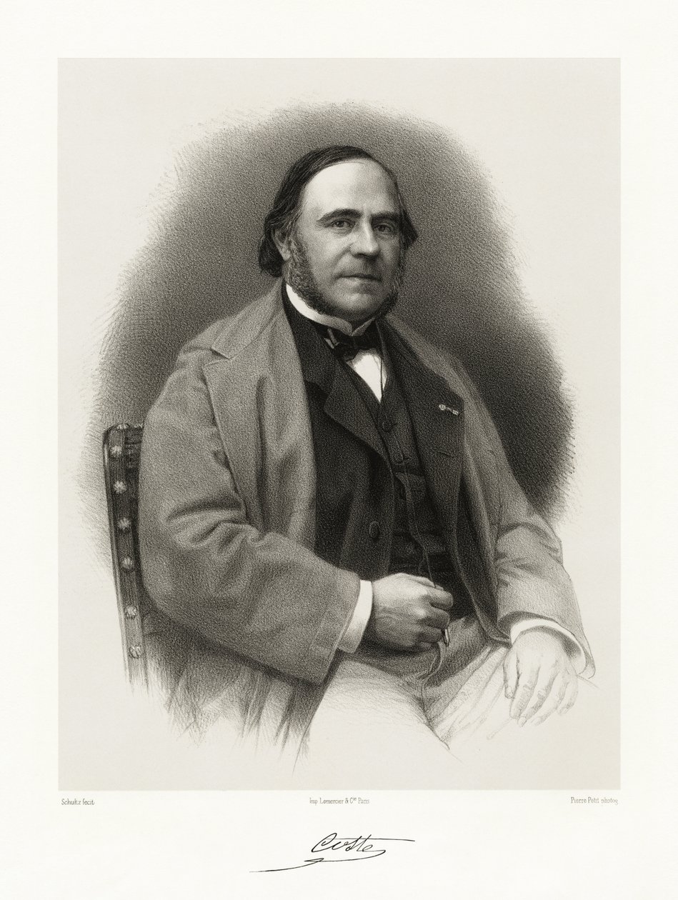 Jacques Marie Cyprien Victor Coste, 1865-66 by Schultz