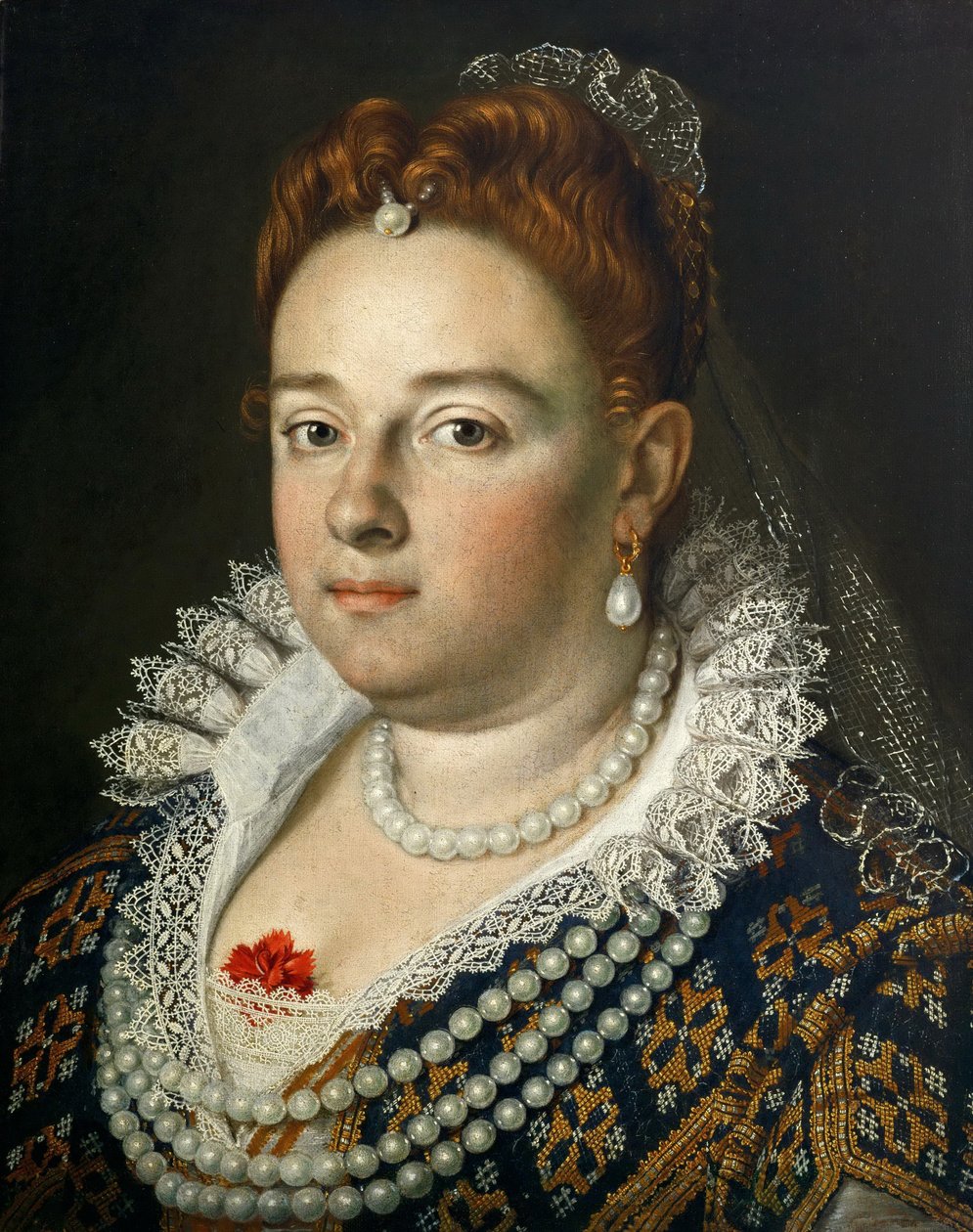 Bianca Cappello'nun Portresi 1548-1587, Toskana Büyük Düşesi, 1585-1586 by Scipione Pulzone